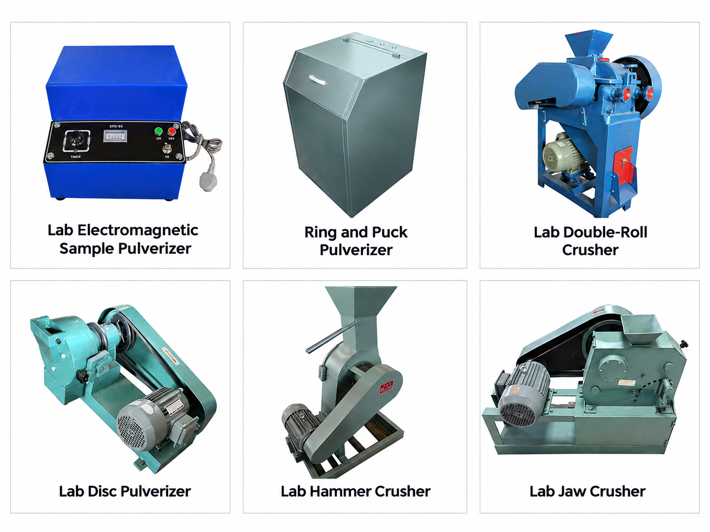Laboratory crushing and pulverizing equipment