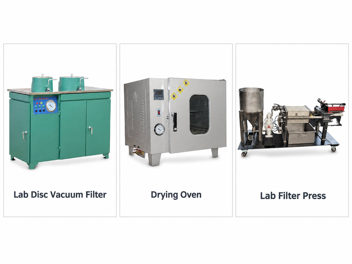 Laboratory filtration and dewatering equipment