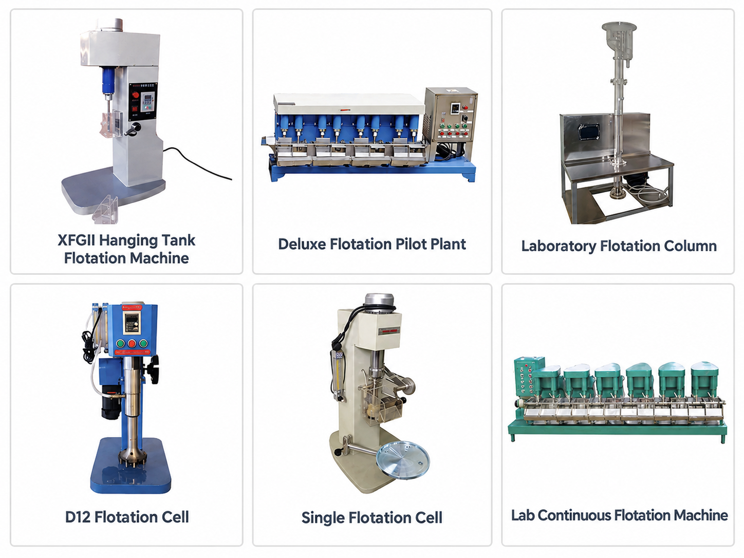 Laboratory flotation equipment