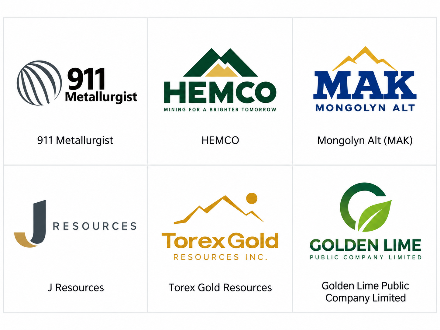 Selected LI ANG customer logos